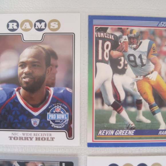 Lot of 6 LOS ANGELES & ST LOUIS RAMS Player Cards - Picture 3 of 12